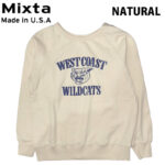 MIXTA ミクスタ WILD CATS CREW NECK SWEAT RAGRAN スウェット シャツ MADE IN USA R257 リブラセレクトストア libra select store libra-ss LBR 浜松