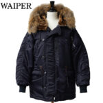 WAIPER.inc ワイパー 再現品 米軍 AIR CREW N-3A フライトジャケット リアルファー WP148 リブラセレクトストア libra select store libra-ss LBR 浜松
