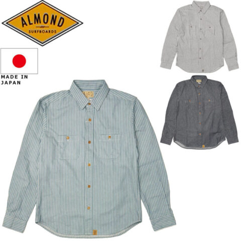 ALMOND SURFBORDS アーモンドサーフボード HICKORY WOVEN ヒッコリーシャツ HG6013 リブラセレクトストア libra select store libra-ss LBR 浜松
