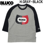 BLUCO ブルコ ドライコットン ラグラン3/4スリーブ Tシャツ -Champ- 161-12-023 リブラセレクトストア libra select store libra-ss LBR 浜松