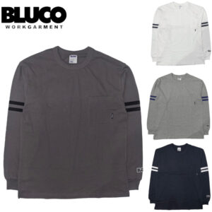 BLUCO ブルコ ドライコットン ポケットTシャツ L/S -Line- 161-12-025 リブラセレクトストア libra select store libra-ss LBR 浜松