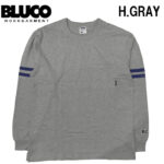 BLUCO ブルコ ドライコットン ポケットTシャツ L/S -Line- 161-12-025 リブラセレクトストア libra select store libra-ss LBR 浜松