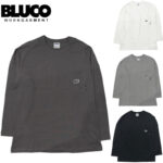BLUCO ブルコ ドライコットン ラグラン ポケットTシャツ L/S -BLC- 161-12-026 リブラセレクトストア libra select store libra-ss LBR 浜松