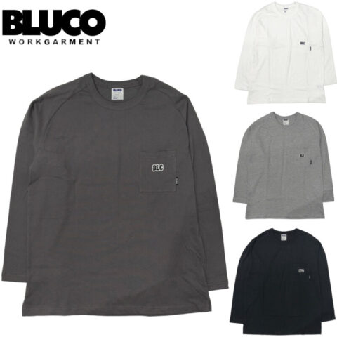 BLUCO ブルコ ドライコットン ラグラン ポケットTシャツ L/S -BLC- 161-12-026 リブラセレクトストア libra select store libra-ss LBR 浜松