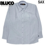 BLUCO ブルコ スタンダードワークシャツ L/S Stripe 161-11-119 リブラセレクトストア libra select store libra-ss LBR 浜松