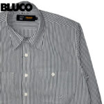 BLUCO ブルコ スタンダードワークシャツ L/S Stripe 161-11-119 リブラセレクトストア libra select store libra-ss LBR 浜松