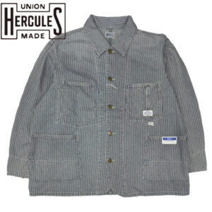 UNION HERCULES MADE ユニオン ヘラクレス メイド CHORE JACKET チョアジャケット ヒッコリー HE261L11 リブラセレクトストア libra select store libra-ss LBR 浜松