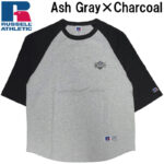 RUSSELL ATHLETIC ラッセルアスレティック Heavy Jersey Three-Quarter Sleeve Raglan T Tシャツ 101261-013 リブラセレクトストア libra select store libra-ss LBR 浜松