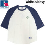 RUSSELL ATHLETIC ラッセルアスレティック Heavy Jersey Three-Quarter Sleeve Raglan T Tシャツ 101261-013 リブラセレクトストア libra select store libra-ss LBR 浜松