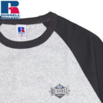 RUSSELL ATHLETIC ラッセルアスレティック Heavy Jersey Three-Quarter Sleeve Raglan T Tシャツ 101261-013 リブラセレクトストア libra select store libra-ss LBR 浜松