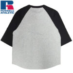 RUSSELL ATHLETIC ラッセルアスレティック Heavy Jersey Three-Quarter Sleeve Raglan T Tシャツ 101261-013 リブラセレクトストア libra select store libra-ss LBR 浜松