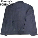 PENNEY'S FOREMOST ぺニーズフォアモスト BWWⅡ T-BACK JACKET デニムジャケット PF26S001 リブラセレクトストア libra select store libra-ss LBR 浜松